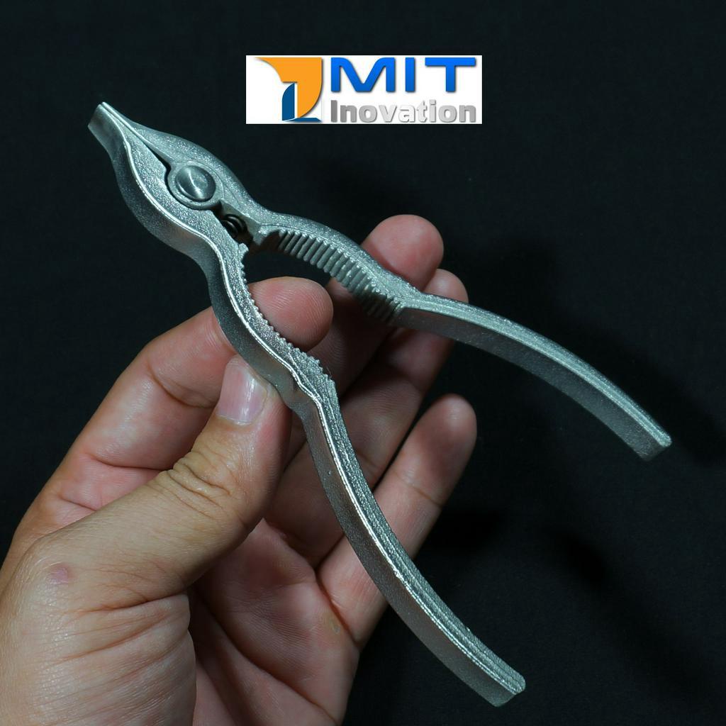 Kềm Tách Sò Huyết Inox Nguyên Khối - Dụng Cụ Tách Sò Huyết - Bảo hành trọn đời (Phiên bản Trắng Nhám)