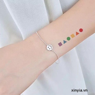 🌺xinyia🌺Hình Xăm Dán Kim Hyunya Phong Cách Hàn Quốc 2022 Chống Thấm Nước Hình Mặt Cười Dễ Thương
