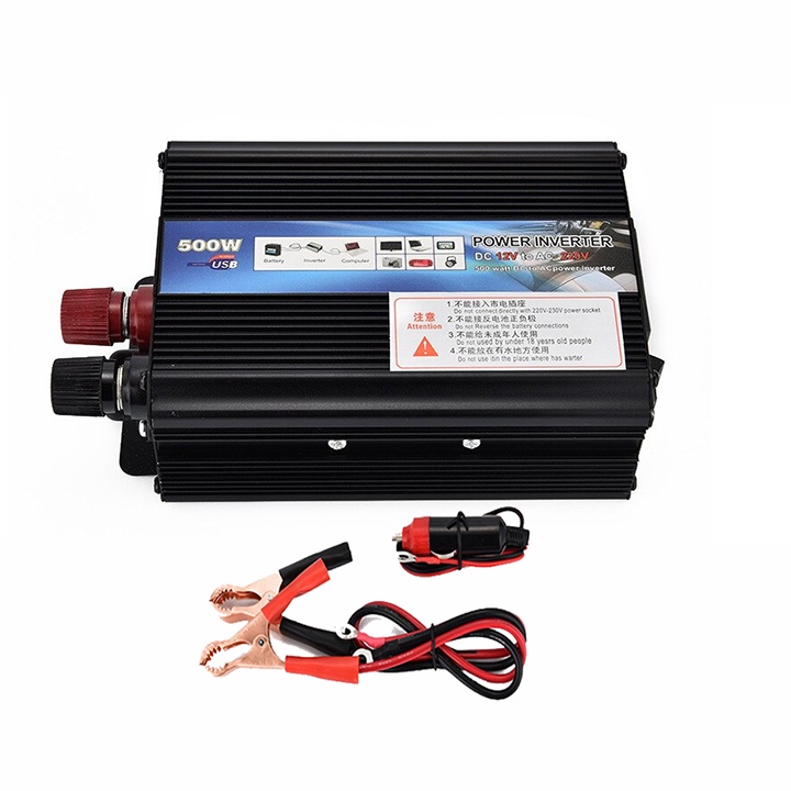 Đổi nguồn 12V lên 220V 500W
