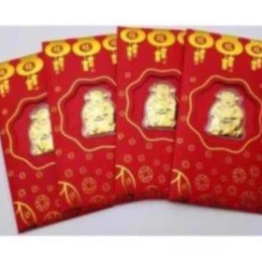 Bao Lì Xì Thần Tài mạ vàng may mắn