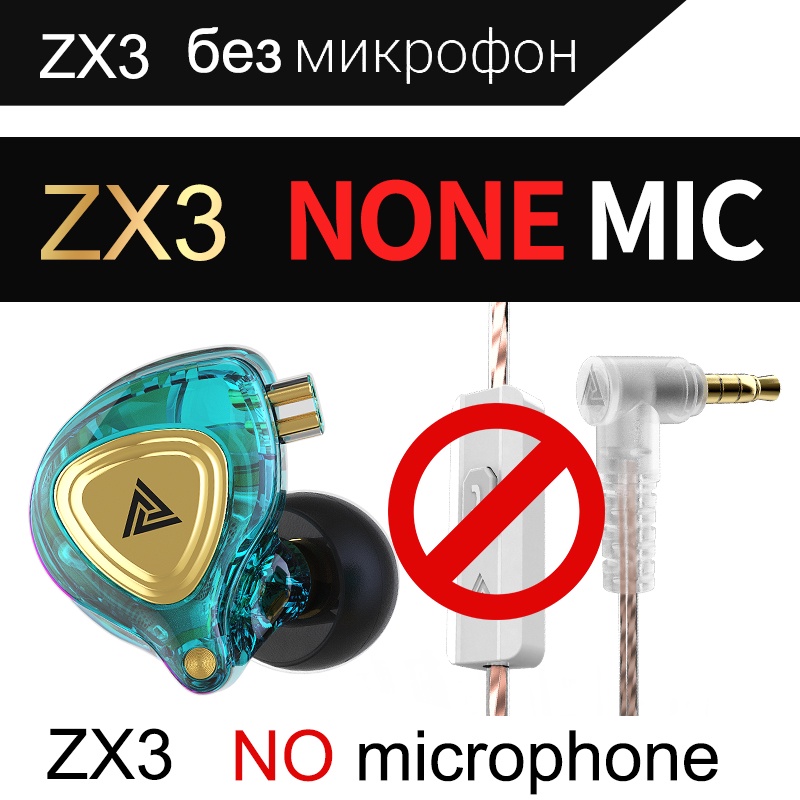 Qkz ZX3 Bass Tai Nghe Thể Thao Chạy Có Dây Trong Tai Stereo Khử