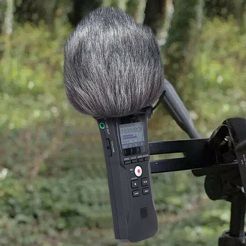 IOR Recorder Lông Ngoài Trời Kính Chắn Gió Muff Cho Pop Lọc Gió Lá Chắn Phù Hợp Cho Zoom H1 Máy Ghi Di Động Tiện Dụng