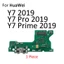 Đế Sạc Cổng Sạc USB Cắm Bảng Micro Mic Cáp Mềm Cho HuaWei Y9 Y7 Y6 Pro Y5 Lite Prime GR5 2017 2018 2019 Thay Thế Các Bộ Phận