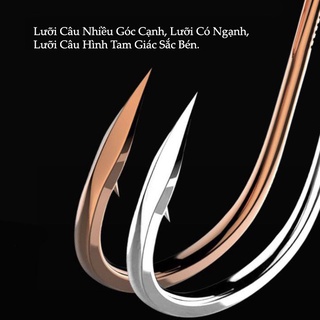 Lưỡi Câu Cá CJF Săn Rồng Có Ngạch Lưỡi Câu Đài Săn Hàng Siêu Bén Chất Liệu Cao Cấp