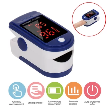 Máy Đo SPO2, Đo Nồng Oxi, Đo Nhịp Tim Pulse Oximeter [ Tặng Kèm 2 Pin FULLBOX ]