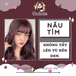 Top 10+ mẫu tóc nhuộm màu nâu ánh tím đẹp Hot nhất 2023