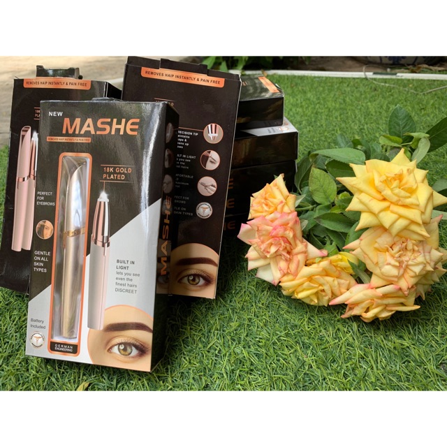 [SALE GIÁ SỐC] Máy tạo lông mày đẹp, bút tỉa chân mày đẹp - Nhỏ, xinh, chạy êm, đầu cắt mạ vàng