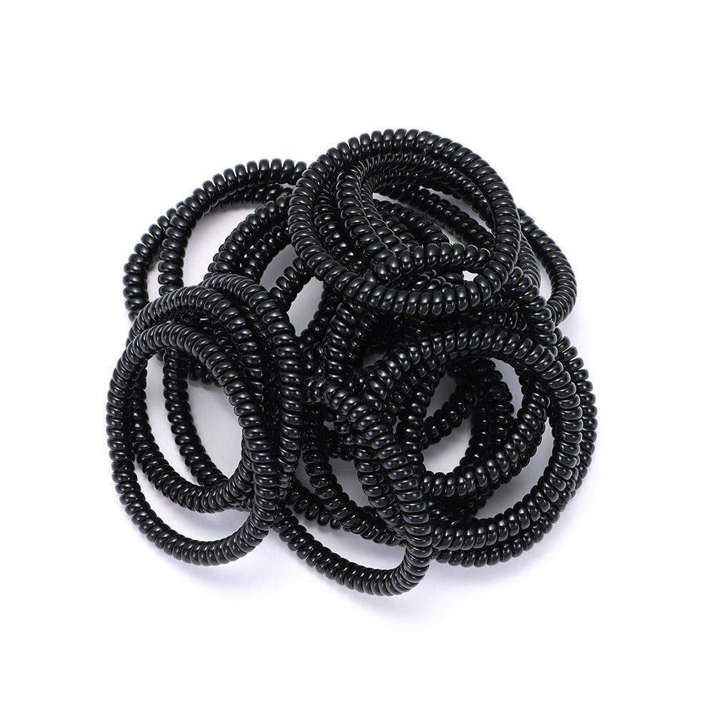 HOBBYIN 20 Chiếc Giá Đỡ Đuôi Ngựa Thời Trang Nữ Dây Điện Thoại Co Giãn
