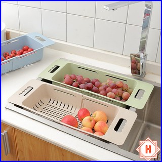 Rổ co giãn gác bồn rửa chén bát nhựa Việt Nhật { H }