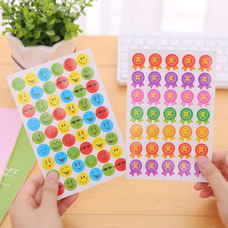 3 Bộ 10 Tấm Sticker Dán Icon Mặt Cười Và Ngôi Sao Cười, Chữ Và Số Nguồn Hàng Buôn Sỉ - Thỏ Hồng VPP