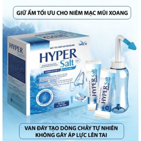 Bình Rửa Mũi 300Ml kèm muối rửa HYPER SALT TÂM VIỆT Hàng Việt Nam Chất ...