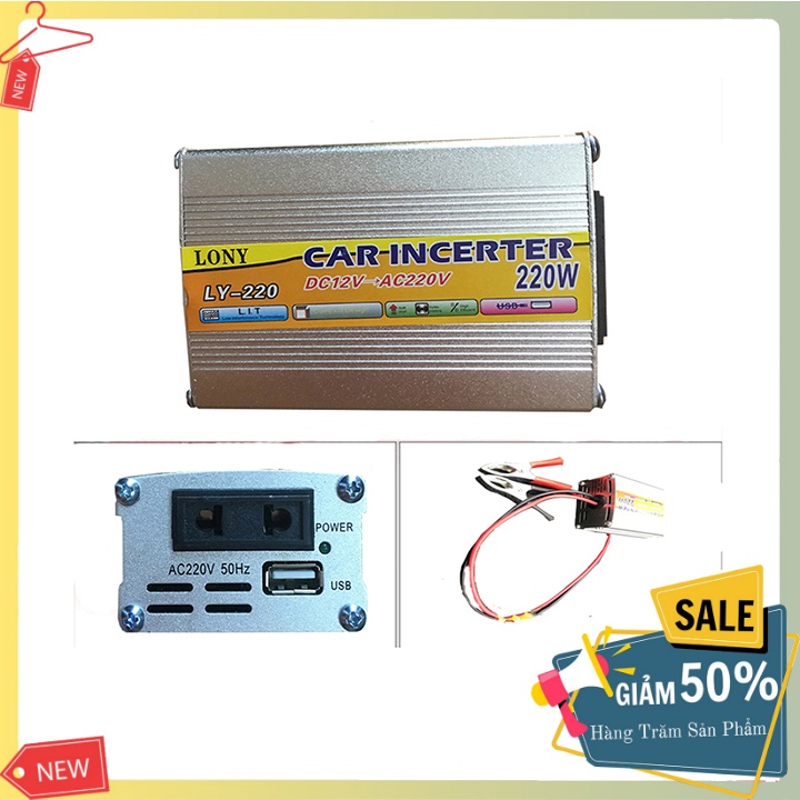Cục chuyển nguồn LONY 220W sử dụng thiết bị gia đình lúc khẩn cấp