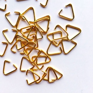 Flgo Cho Tam Giác Mở Nhảy Nhẫn 100 Chiếc Sắt Pinch Bails Mặt Dây Chuyền Móc Treo Kết Nối B
