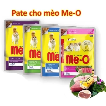 Pate mèo Me-o 80g - Pate cho mèo con, mèo lớn đầy đủ dinh dưỡng