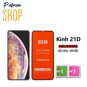 Kính cường lực kingbon 21D FULL màn cho iPHONE 6 -> 16 ProMax