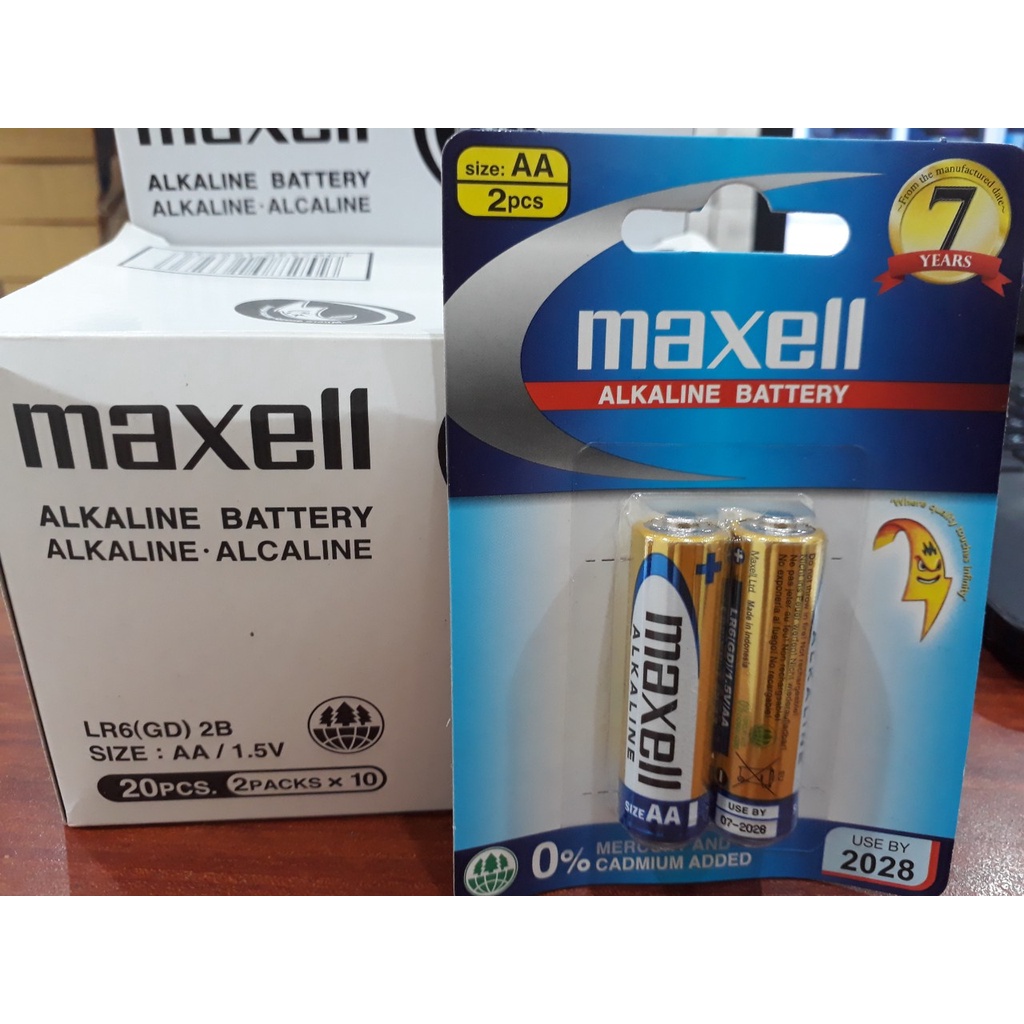 Pin AA Maxell Alkaline- Pin AA(2A)LR6 Hàng chính hãng | Shopee Việt Nam