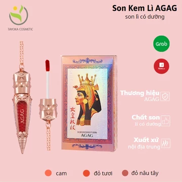 Son Kem Lì Lâu Trôi Mịn Môi AGAG Thiết Kế Sang Chảnh Có Dưỡng Nội Địa Trung TAYOKA💙KÈM QUÀ TẶNG💙