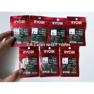 LƯỠI CÂU CÁ RYOBI THÉP NHẬT BẢN