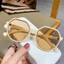 Kính mát thời trang nữ mắt ngố tròn phong cách Ulzzang Hàn Quốc chống bức xạ và bảo vệ mắt đi biển kỷ yếu đẹp giá rẻ 245