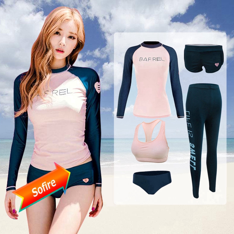 Set đồ bơi 2 / 5 món phong cách thể thao năng động cho nữ