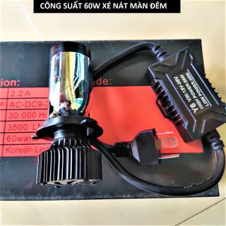 ĐÈN PHA LED XE MÁY Y6S SIÊU SÁNG CHO XE MÁY Ô TÔ