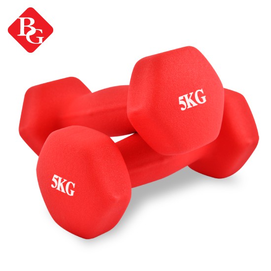 Ảnh BG Cặp tạ tay lõi thép đặc bọc cao su nhám 5KG BLUE thái lan tập Gym 4