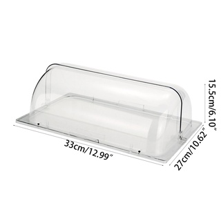 Calico Di Động Chống Bụi Nắp Đĩa Bánh Mì Trong Suốt Cookie Dome Flip Cover Shleter