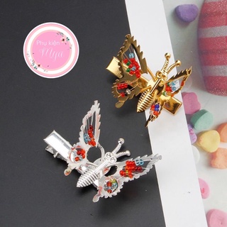 [ SIÊU ĐẸP ] Kẹp Tóc Bươm Bướm Động Đậy - Kẹp Tóc Tuổi Thơ [ Mya Xinh ]