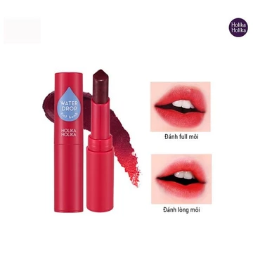 Son tint mát lạnh Holika Holika Water Drop Tint Bomb màu 01 Cherry Water 2,5g