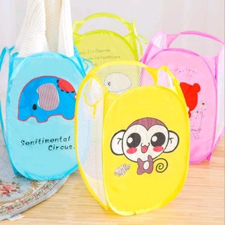 Sọt Vải Đựng Đồ HỌA TIẾT Gấp Gọn - Giỏ Đựng Quần Áo - Đựng Đồ Chơi Cho Bé