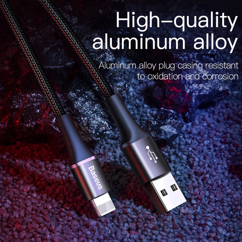 Ảnh Cáp sạc USB Baseus 2.4A Cáp dữ liệu sạc nhanh cho 8 / 7 2