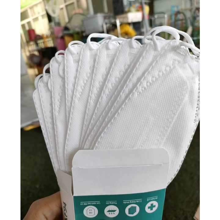 Túi 10 chiếc khẩu trang KF94 4D, ÔM SÁT KHUÔN MẶT