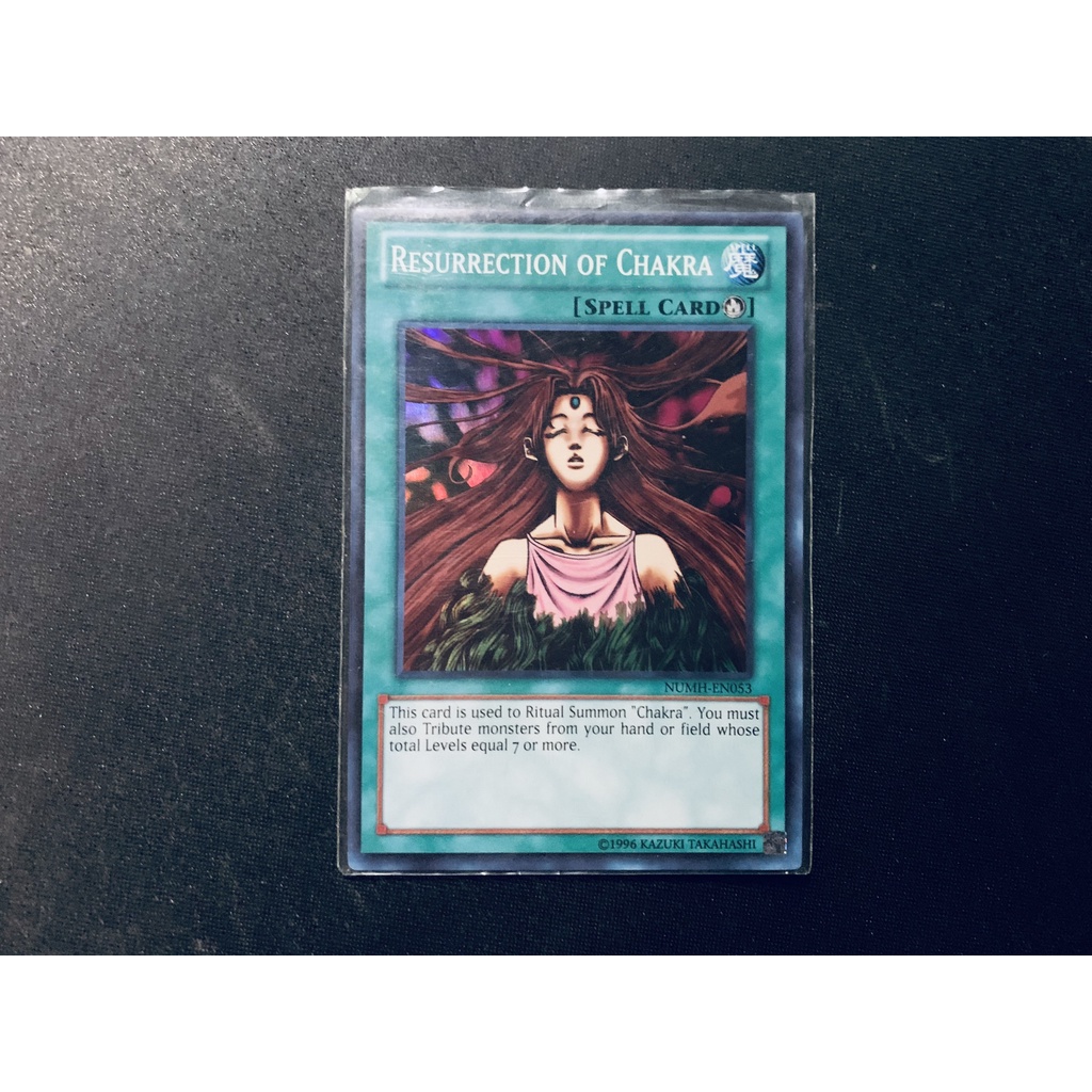 Yu-Gi-Oh! Karte ‚Resurrection Of Chakra‘ (NUMH-EN053) – Super Rare, 1st Edition, Aus Der Number Hunters Serie