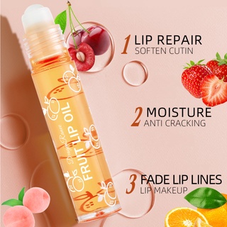 Son Bóng Trái Cây Dưỡng Ẩm Cho Trẻ Em Nuôi Dưỡng Môi Nhẹ Và Mềm Mại Lip Tint ღ Pink Girl Bling Makeup Look
