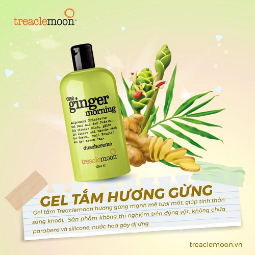 Gel Tắm Tạo Bọt Mịn Làm Sạch Sâu Treaclemoon Bath & Shower Gel 500ml