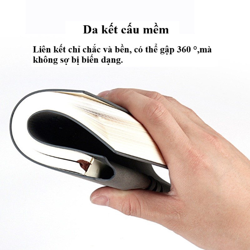 Sổ da vintage cao cấp A5 192 trang hở gáy phong cách mới basic nhã nhặn thanh lịch