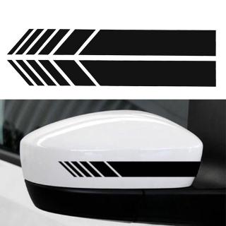 2 Chiếc Tự Động SUV Vinyl Đồ Họa Xe Dán Gương Chiếu Hậu Bên Decal Sọc Thân Xe Đề Can 15,3x2cm