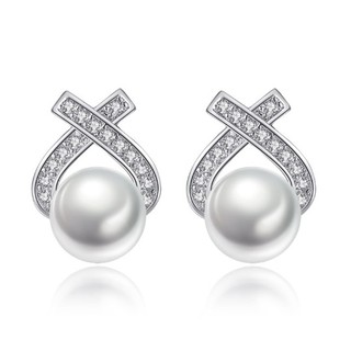 Bông tai ngọc nhân tạo tam giác BHBT133