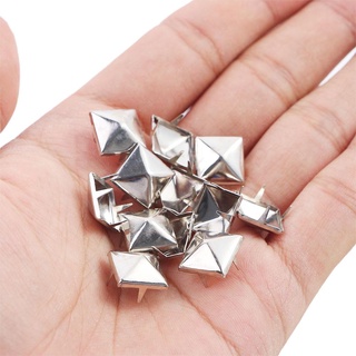FUJIOU DIY Đinh Cho Mũ, Túi, Quần Áo Chất Lượng Kim Tự Tháp Hình Vàng 6 / 8 / 10 / 12 mm Kim Loại Sáng Tạo May Trang Trí