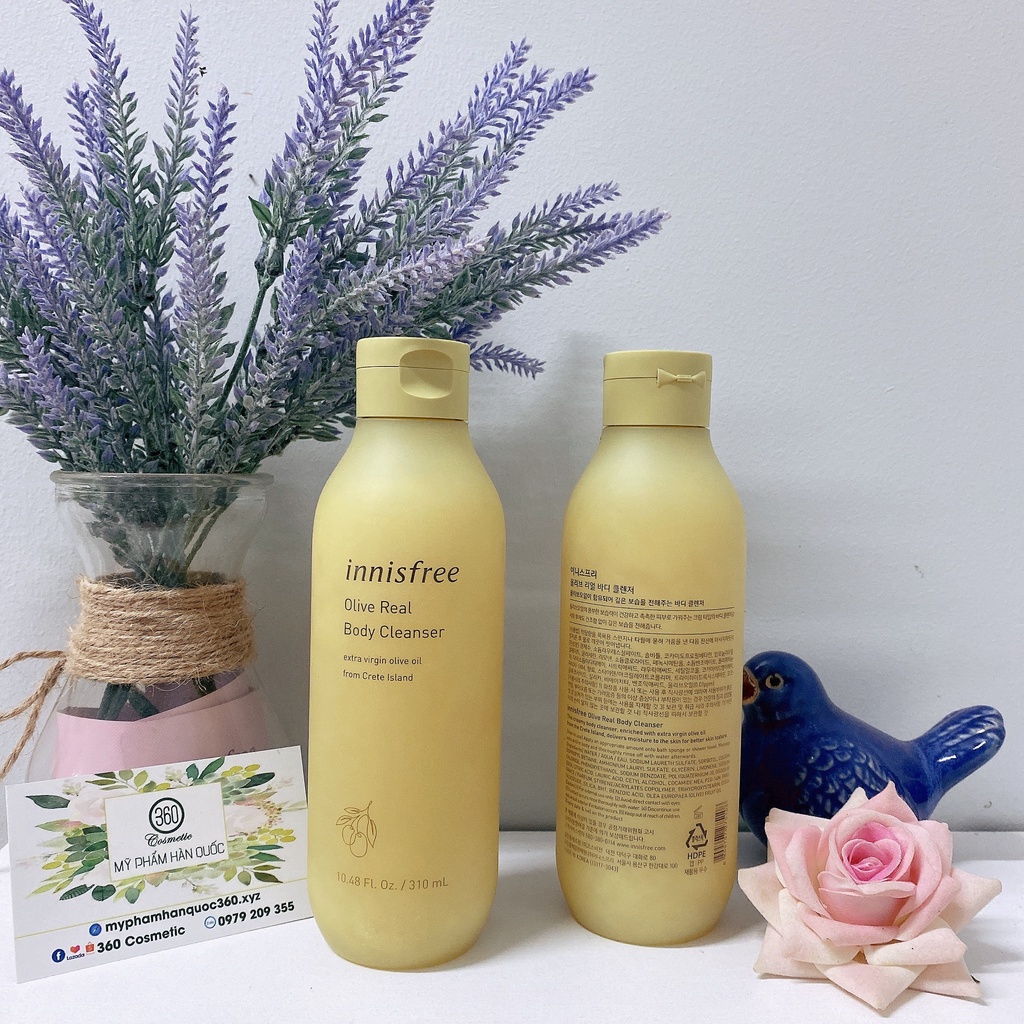 [HSD 07/2024] Sữa Tắm Chiết Xuất Từ Olive Innisfree Olive Real Body
