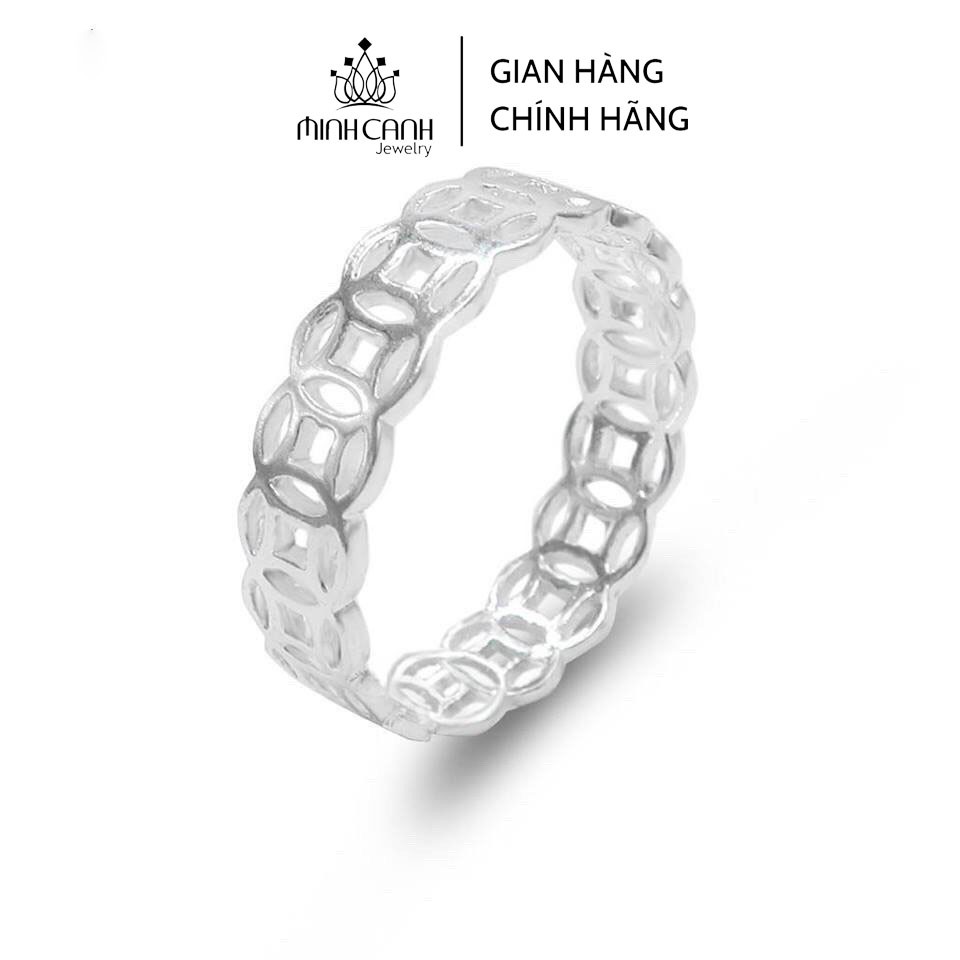Ảnh Nhẫn Kim Tiền Bạc Loại Trơn May Mắn Tài Lộc - Minh Canh Jewelry 1