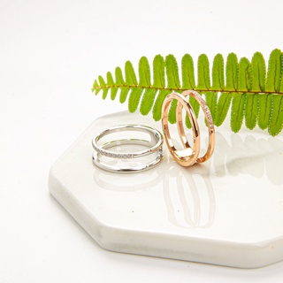 Nhẫn LAMY Elsa Crystal Dual Rose Gold Ring 8027