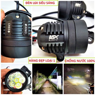 Đèn Trợ Sáng Xe Máy L6X BMI Siêu Sáng Siêu Gom Lắp Các Xe Hàng Cao Cấp Loại Tốt