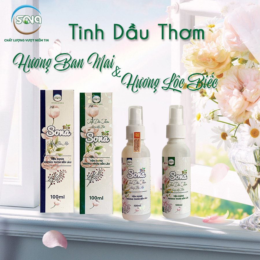 Xả vải khô nước xịt thơm quần áo Sona 100ml/150ml lưu hương lâu 24h làm mềm vải tiết kiệm thời gian xả nước