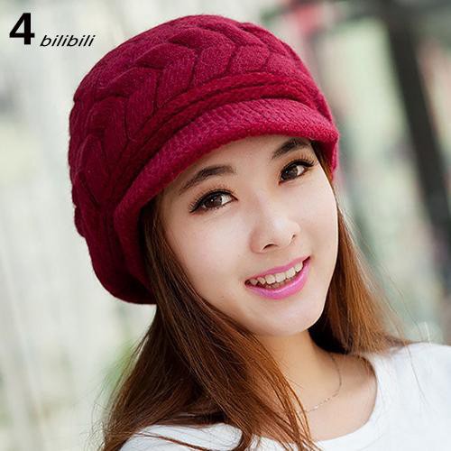 Mũ len phong cách Hàn Quốc đơn giản nhiều màu lựa chọn cho nữ
