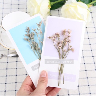 Thiệp đẹp chúc mừng sinh nhật thiệp hoa khô
