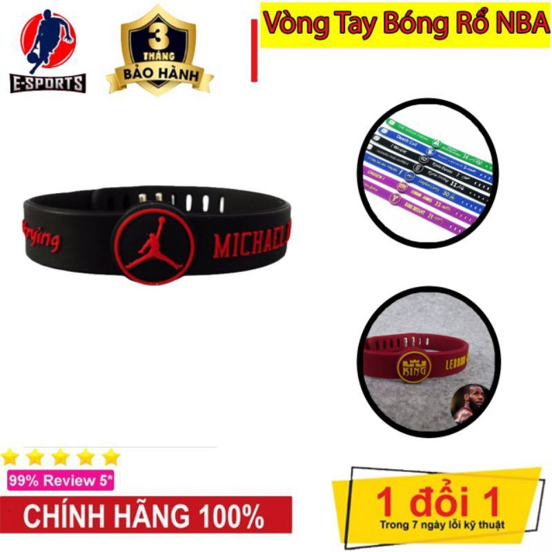Vòng Tay Bóng Rổ NBA - Có khóa điều chỉnh size - Vòng Tay Siêu Sao NBA SIÊU HOT