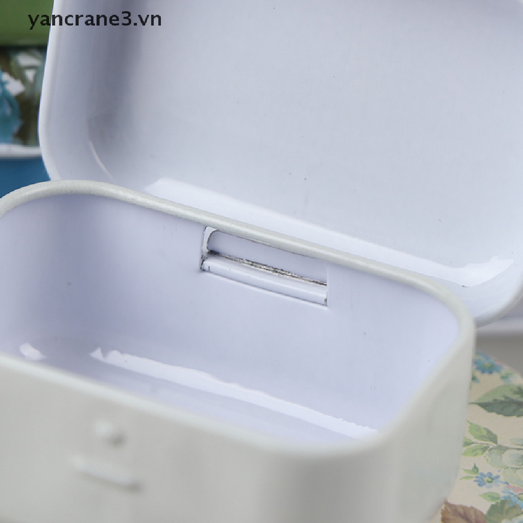 {Home} Hộp Thiếc Nhỏ Hình Chữ Nhật Đựng Trang Sức / Tiền Xu / Hoa Bằng Thiếc