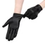 VVDZA Găng Tay Đen Gothic PU Mittens Gothic Punk Dress Up