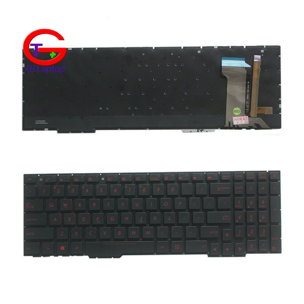 AS326 Touches pour clavier Asus ROG Strix SCAR 17 G733QM